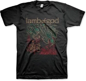 Camiseta negra con portada de álbum Lamb of God Ashes of the Wake para hombre - Imagen 1 de 2