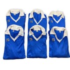 6x 80s vintage Fußball Trikot Rohlinge Gimer Sport ca L-XL  Sport Shirts Set TS3