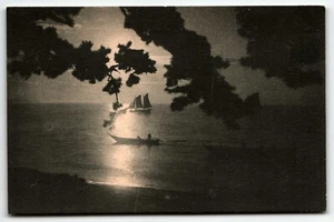 Vintage Japanese Postcard Japan Coast Scene UNP - Bild 1 von 2