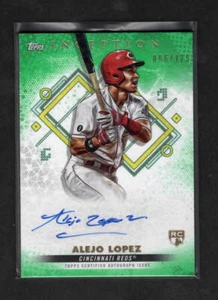 ALEJO LOPEZ 2022 TOPPS INCEPTION AUTOGRAPH GREEN RC 086/125 CINCINNATI REDS - Picture 1 of 1