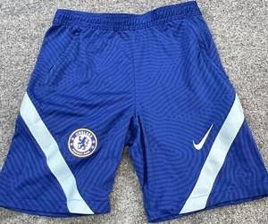 Nike Chelsea Soccer Shorts Youth XL Blue 2020/2021 Football Dri-Fit CD5061-495 - Picture 1 of 7
