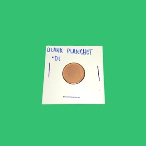 Blanko Planchet Penny Fehlermünze - Bild 1 von 2
