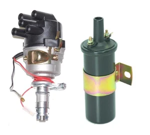 Electronic Distributor 43D for Ford Crossflow Kent Pre-crossflow engines + Coil - Picture 1 of 3