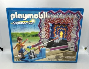 Playmobil set 5547 estivo divertente gioco carnevale lattine da tiro con 2 persone nuovo con scatola - Foto 1 di 4