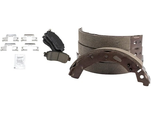 TRQ 14PH91R Brake Pad and Brake Shoe Kit Fits 2017-2018 Toyota Yaris iA - Image 1 of 1