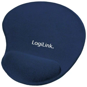 LogiLink ID0027B - Mauspad mit Silikon Gel Handauflage, Farbe: Blau - Afbeelding 1 van 6