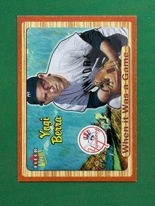2003 Fleer Ultra Baseball When It Was a Game #7 WG Yogi Berra - Picture 1 of 2