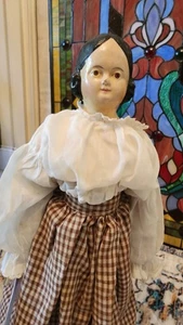 Frühe Milliners Modell deutsche Pappmaché Puppe 17 Zoll ca. - Bild 1 von 14