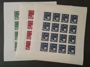 Croacia NDH WWII 1944 Cruz Roja ** MNH Juego completo 16x en hojas completas - Imagen 1 de 7