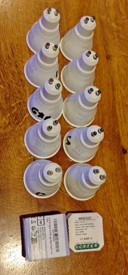 10x Livarno Zigbee GU10 RGB LED + 2x Mhcozy Zigbee Relais – gebraucht, voll funk - Bild 1 von 3