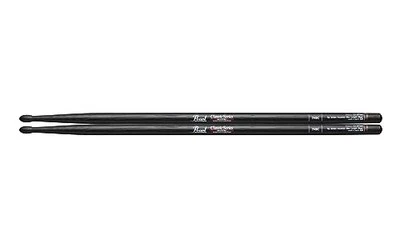Pearl Pearl Drumsticks Hickory Black Lacquer 7HBC From Japan - Image 1 of 4