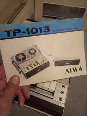 Vintage TP-1013 AIWA Portable Cassette Recorder w/Power Adapter Tested Working - Image 1 of 4