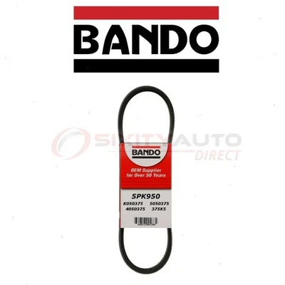 Bando Alternator Serpentine Belt for 2008-2015 Audi R8 4.2L V8 - Accessory hv Foto 1 de 4