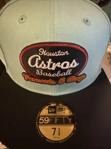Houston Astros x El Tiempo Cantina New Era 59FIFTY Cap Size 7 3/8 Fitted Hat - Picture 1 of 6