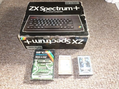 Sinclair ZX Spectrum Computer - Ersatzteile/Reparaturen - UNGETESTET PLUS 3 SPIELE - Bild 1 von 4