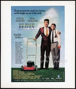 MY BLUE HEAVEN__Original 1991 Print AD / Movie Promo__STEVE MARTIN__RICK MORANIS - Bild 1 von 1