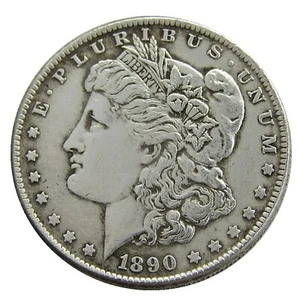 Moneda de Oro Liberty Morgan 2*1890 Colección de Monedas Antiguas de Estados Unidos Estados Unidos de América - Imagen 1 de 8