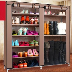 Doppelreihig 9 Gitter Kombination Stil Schuhe Schrank Regal Kaffee Profi - Bild 1 von 9