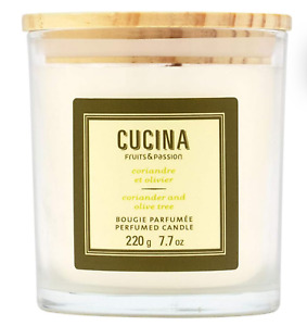 Cucina Fruits & Passion Coriander & Olive Tree Plant Based Wax Candle 7.7 Oz