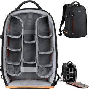 K&F Concept Camera Backpack for Photographers with Movable Dividers Lightweight - Picture 1 of 7