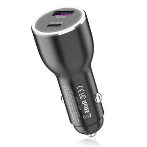 45 Watt Fast Charging Type C Car Charger for Samsung Galaxy S22 Ultra S20 25W R - Zdjęcie 1 z 10