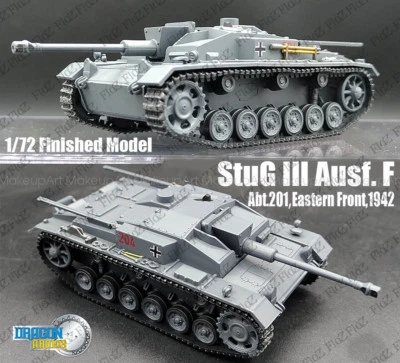 WWII StuG III Ausf. F Abt.201 Eastern front 1943 1/72 finished tank model Dragon - Image 1 of 4