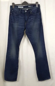 Gap 1969 Mens Straight Vintage Blue Jeans Size W32 L34 CR055 KK 01 - Picture 1 of 10