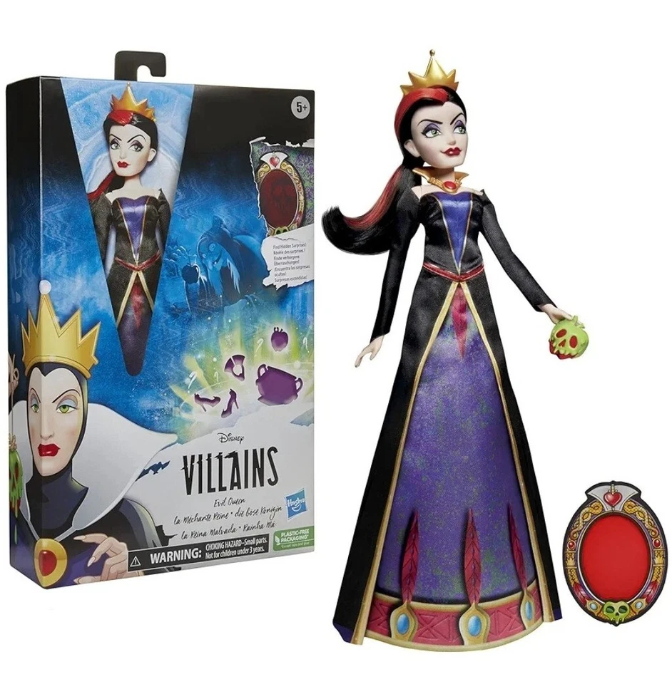 BONUS PEZ & Disney Villains Evil Queen Snow White Fashion Doll Hasbro