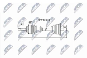 Árbol de transmisión eje delantero para RENAULT Megane I Coach Scenic 96-03 7701352413 - Imagen 1 de 2