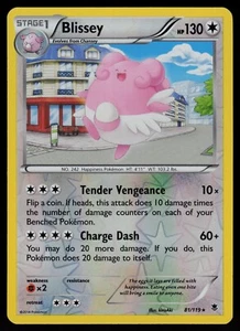 Tarjeta Pokémon Pokémon JCC Blissey 81/119 Holo Inverso Rara Phantom Forces 2014 Casi Nuevo - Imagen 1 de 2