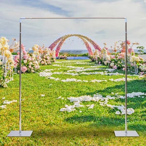 Wedding Arch Rectangular Wedding Decorations Flowers Balloon Stand garden arch - Picture 1 of 20