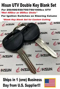 KEY,Blanks,IGNITION,SWITCH,UTV,1000,700,500,250,HiSUN,Massimo,Bennche,Coleman - Bild 1 von 11