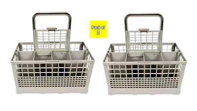 Universal Dishwasher Cutlery Basket - Pack of 2, Durable & Efficient Design - Image 1 of 4