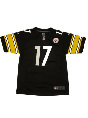 Nike Boy's NFL Jersey Pittsburgh Steelers #17 Wallace Black On Field Size XL Cover