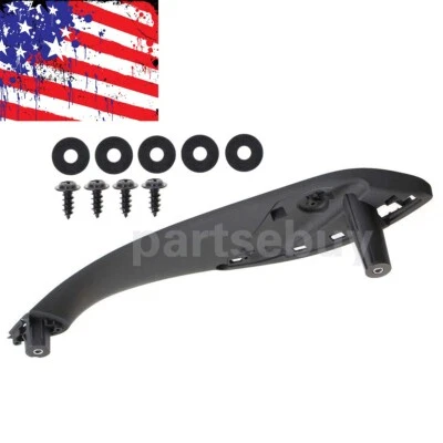 Black New Inner Trim Door Pull Handle For BMW 320i 328i 330i 340i 420i 435i 335i - Image 1 of 4