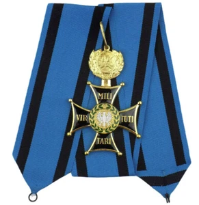 1370 ZWEITER WELTKRIEG POLNISCHER KRIEGSORDEN MILITÄRTUGENDEN 2. KLASSE PRL POLEN - Bild 1 von 6
