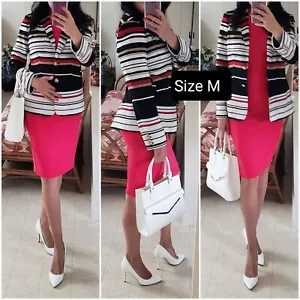 Women's Fashion Outfit Set 2pcs Calvin Klein Bodycon Dress Tommy Hilfiger Blazer - Picture 1 of 18