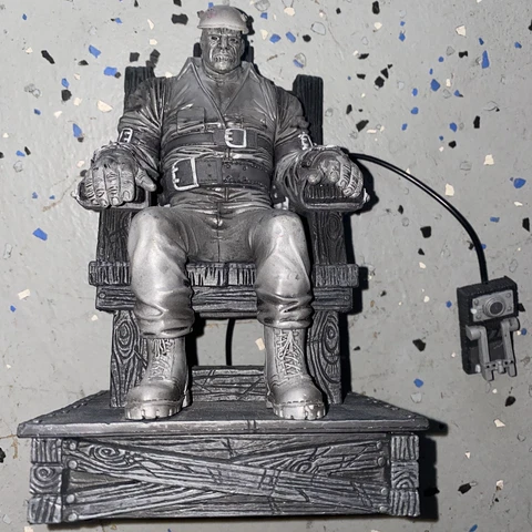 Sin City Death Row Marv Electric Chair McFarlane Toys 2000 Frank Miller Cover