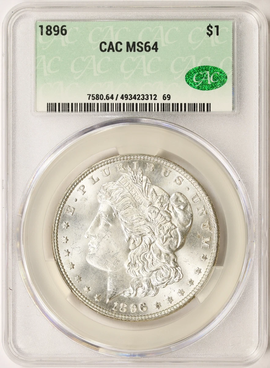 1896 MS 64 Graded Morgan Dollars for sale | eBay