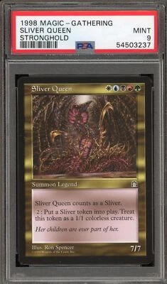 Magic the Gathering MTG Sliver Queen Stronghold Rare PSA 9 Mint - Image 1 of 2