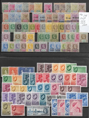 塞舌尔 @ 从 1890 年到 1965 年 MVLH 好批量 Aslo MNH 价格实惠 @Gb2231 — 第 1/3 张图片