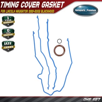 Conjunto de junta de tampa de temporização do motor para Lincoln Navigator 1999-2002 Blackwood V8 5.4L - Imagem 1 de 4