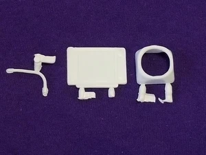 SMALL BLOCK RADIATOR / FAN SHROUD from 67 Camaro AMT 1:25 Model Kit 1967 68 1968 - Picture 1 of 10
