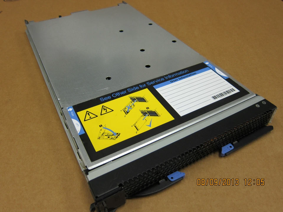 IBM 8853G6U HS21 Blade Server - 1x Xeon E5450 QC 3.0GHz 4GB 2x 73GB 10K SAS HDD - Image 1 of 4