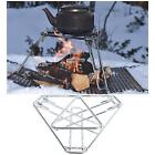 Outdoor Burner Stand Foldable Firepit Stand Stove for Picnic Travel Barbecue