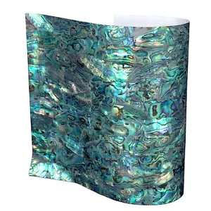 Abalone Shell Furnier Blatt selbstklebender Aufkleber flexibel 9-1/2"x5-1/2" (240x140mm) - Bild 1 von 9