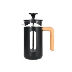 La Cafetiere Pisa Black Cafetiere with Wooden Handle - 3 Cup - Picture 1 of 5