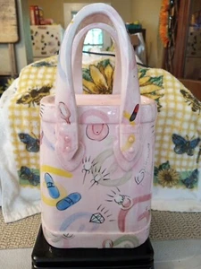 Ceramic Pink Purse Bank - Picture 1 of 4