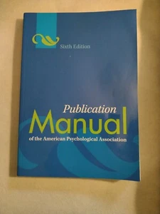 Publication Manual of the American Psychological Association 6th Ed 2013 APA - Picture 1 of 12