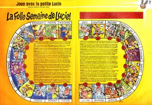 JEU DE L'OIE " LA SEMAINE SCOLAIRE DE LUCIE " du journal de SPIROU 2007 - Photo 1/1